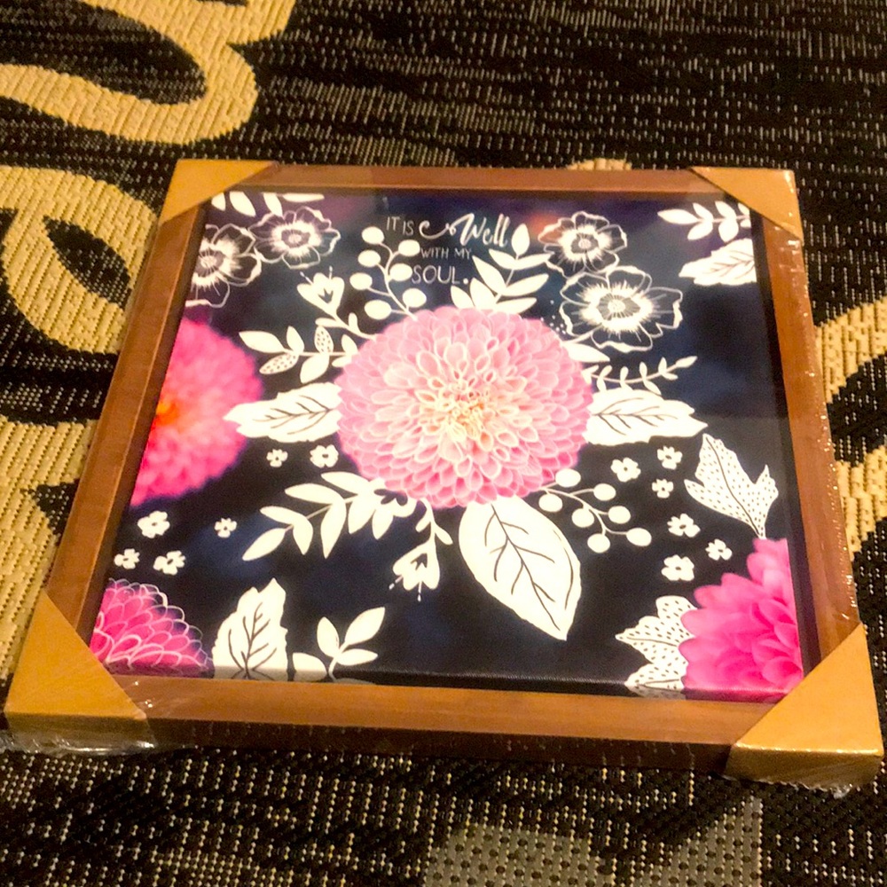 Carpentree “It is Well With My Soul” Framed Canvas